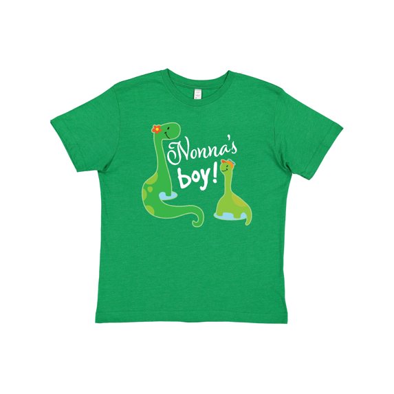 Inktastic Nonnas Boy Grandson Gift Dinosaur Youth T-Shirt