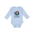 thumbnail image 1 of Inktastic Nonni Loves Me Baby Bear Boys Long Sleeve Baby Bodysuit, 1 of 5