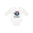 thumbnail image 1 of Inktastic Nonni Loves Me Baby Bear Boys Long Sleeve Baby Bodysuit, 1 of 5