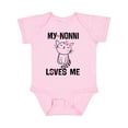 thumbnail image 1 of Inktastic Nonni Loves Me Granddaughter Kitty Cat Girls Baby Bodysuit, 1 of 5