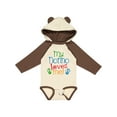 thumbnail image 1 of Inktastic Nonno Loves Me Boys or Girls Long Sleeve Baby Bodysuit, 1 of 5