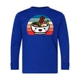 thumbnail image 1 of Inktastic Noodle Bowl Japanese Cute Ramen Kawaii Long Sleeve Youth T-Shirt, 1 of 5