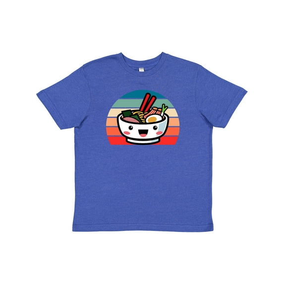 Inktastic Noodle Bowl Japanese Cute Ramen Kawaii Youth T-Shirt