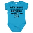 thumbnail image 1 of Inktastic North Carolina Awesome Since 1789 Boys or Girls Baby Bodysuit, 1 of 5