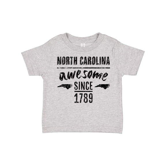 Inktastic North Carolina Awesome Since 1789 Boys or Girls Toddler T-Shirt