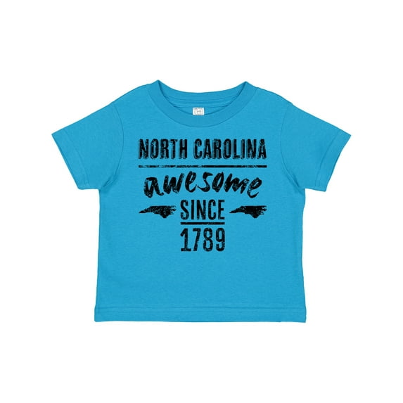 Inktastic North Carolina Awesome Since 1789 Boys or Girls Toddler T-Shirt