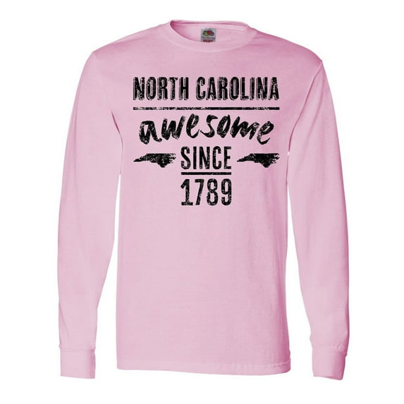 Inktastic North Carolina Awesome Since 1789 Long Sleeve T-Shirt
