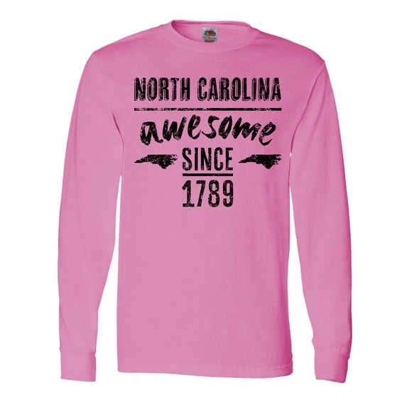 Inktastic North Carolina Awesome Since 1789 Long Sleeve T-Shirt