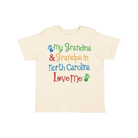 Inktastic North Carolina Grandma Loves Me Boys or Girls Toddler T-Shirt