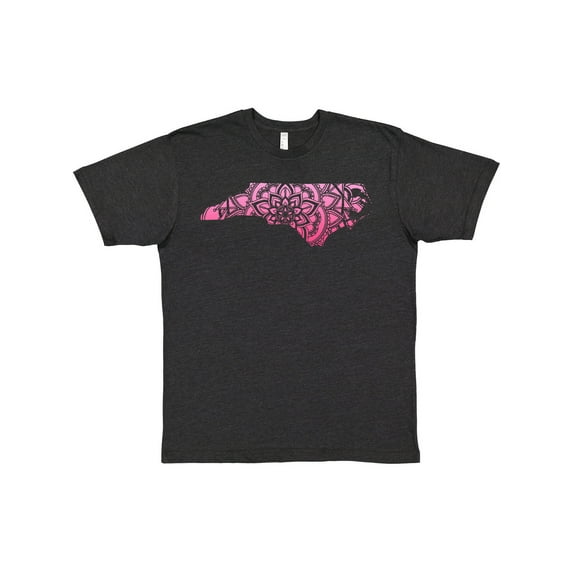 Inktastic North Carolina Silhouette Mandala T-Shirt