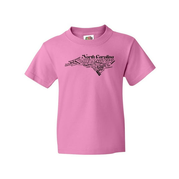 Inktastic North Carolina Word Salad Youth T-Shirt