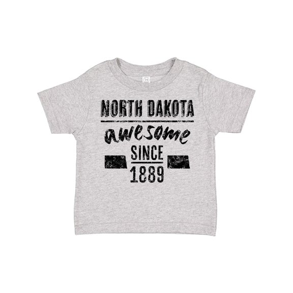 Inktastic North Dakota Awesome Since 1889 Boys or Girls Toddler T-Shirt