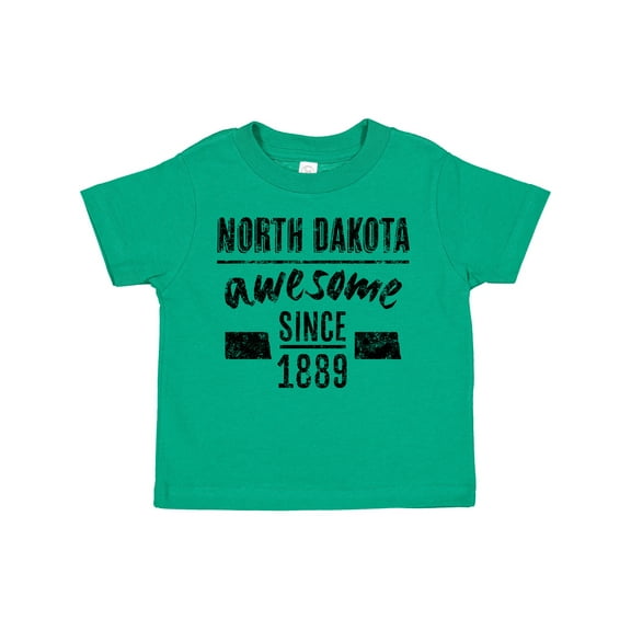 Inktastic North Dakota Awesome Since 1889 Boys or Girls Toddler T-Shirt