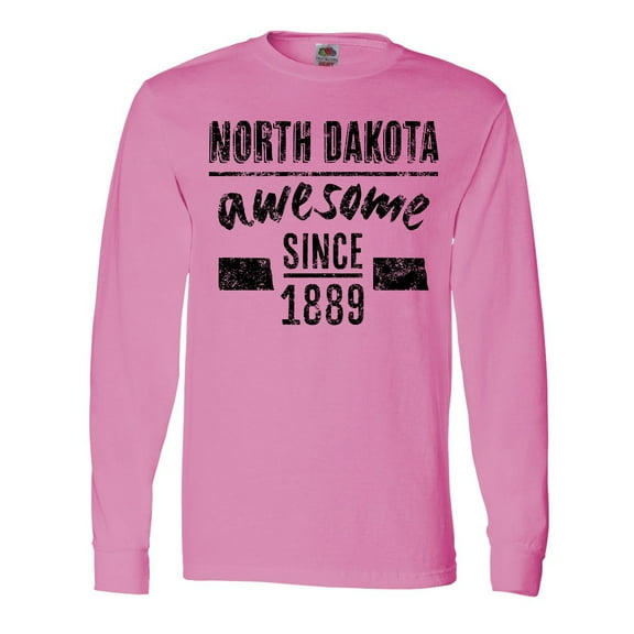 Inktastic North Dakota Awesome Since 1889 Long Sleeve T-Shirt