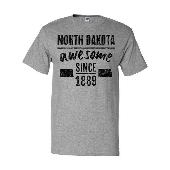 Inktastic North Dakota Awesome Since 1889 T-Shirt
