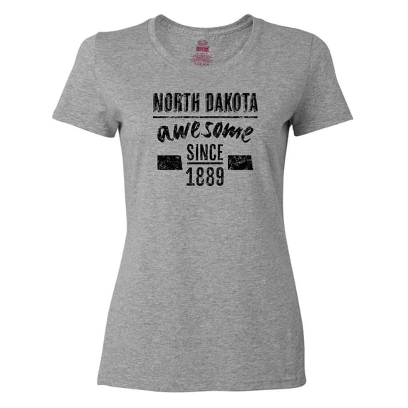 Inktastic North Dakota Awesome Since 1889 Women's T-Shirt
