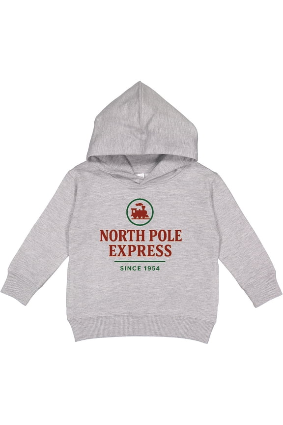 North Pole Express Train Christmas Toddler Hoodie
