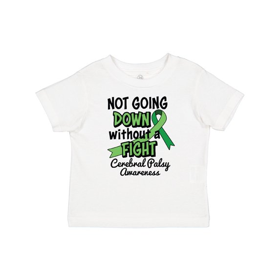 Inktastic Not Going Down Without a Fight Cerebral Palsy Awareness Boys or Girls Baby T-Shirt