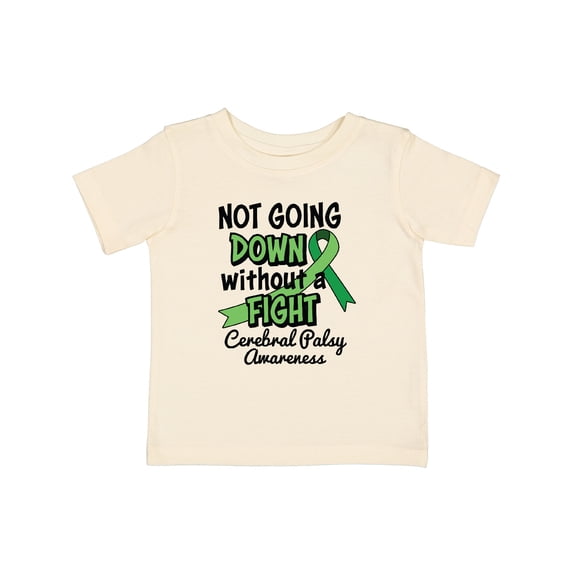 Inktastic Not Going Down Without a Fight Cerebral Palsy Awareness Boys or Girls Baby T-Shirt