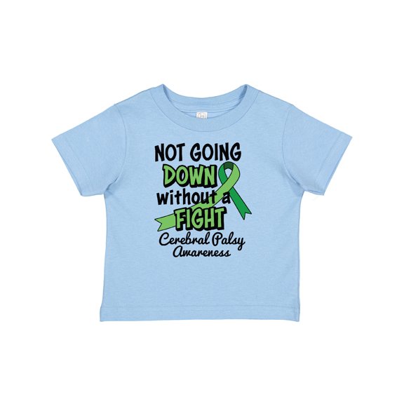 Inktastic Not Going Down Without a Fight Cerebral Palsy Awareness Boys or Girls Baby T-Shirt