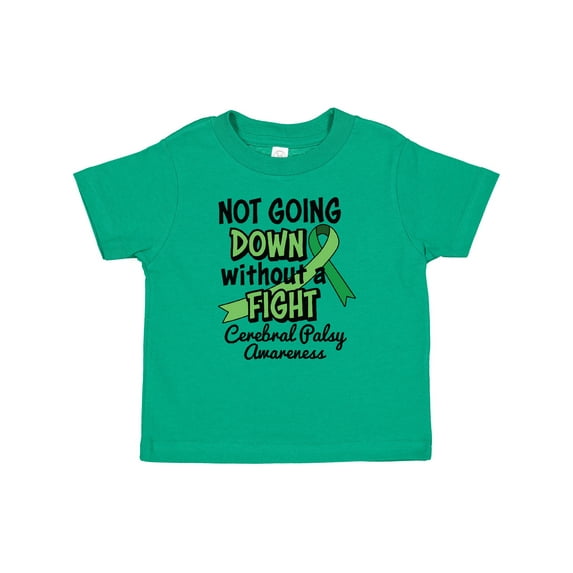 Inktastic Not Going Down Without a Fight Cerebral Palsy Awareness Boys or Girls Baby T-Shirt