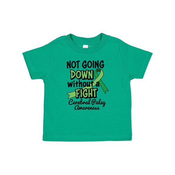 Inktastic Not Going Down Without a Fight Cerebral Palsy Awareness Boys or Girls Baby T-Shirt