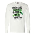 thumbnail image 1 of Inktastic Not Going Down Without a Fight Cerebral Palsy Awareness Long Sleeve T-Shirt, 1 of 5