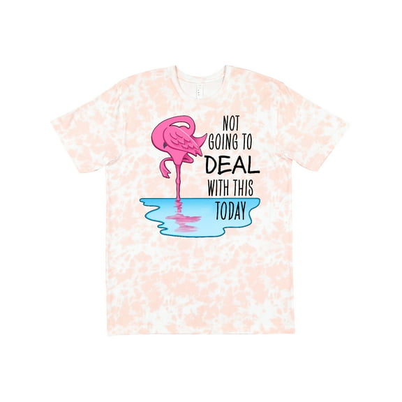 Inktastic Not Going to Deal with This Today- Sleeping Flamingo T-Shirt