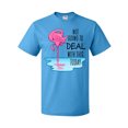 thumbnail image 1 of Inktastic Not Going to Deal with This Today- Sleeping Flamingo T-Shirt, 1 of 5