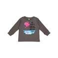 thumbnail image 1 of Inktastic Not Going to Deal with This Today- sleeping flamingo Boys or Girls Long Sleeve Toddler T-Shirt, 1 of 5