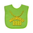 thumbnail image 1 of Inktastic Notorious Bib Boys or Girls Baby Bib, 1 of 4