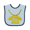 thumbnail image 1 of Inktastic Notorious Bib Boys or Girls Baby Bib, 1 of 4