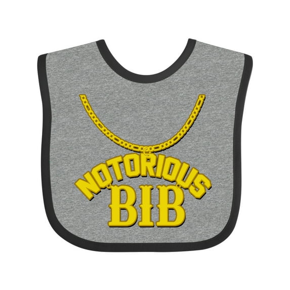 Inktastic Notorious Bib Boys or Girls Baby Bib