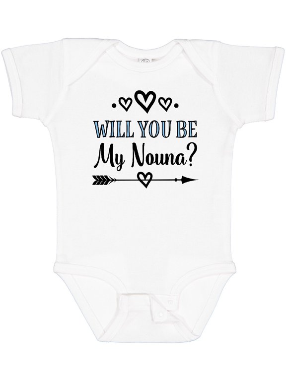 Nouna Godmother Proposal Boys or Girls Baby Bodysuit
