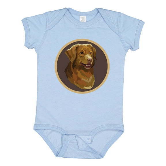 Inktastic Nova Scotia Duck Tolling Retriever Dog Boys or Girls Baby Bodysuit