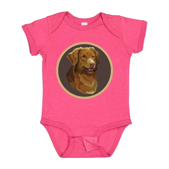 Inktastic Nova Scotia Duck Tolling Retriever Dog Boys or Girls Baby Bodysuit