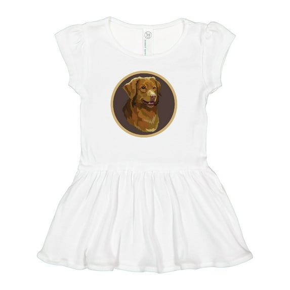 Inktastic Nova Scotia Duck Tolling Retriever Dog Girls Baby Dress