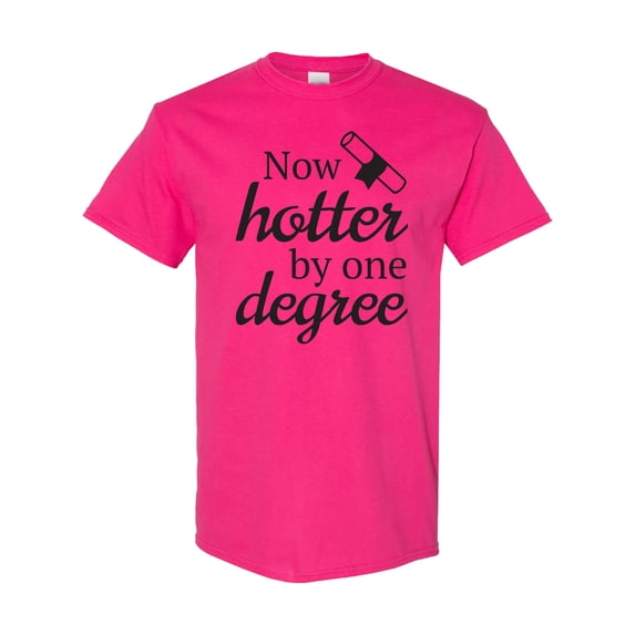 Inktastic Now Hotter by One Degree Graduation T-Shirt