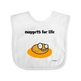 thumbnail image 1 of Inktastic Nuggets for Life Boys or Girls Baby Bib, 1 of 4