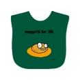 thumbnail image 1 of Inktastic Nuggets for Life Boys or Girls Baby Bib, 1 of 4