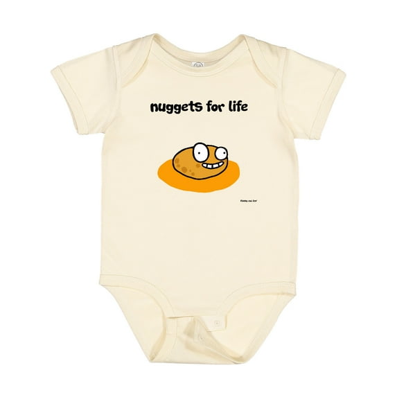 Inktastic Nuggets for Life Boys or Girls Baby Bodysuit