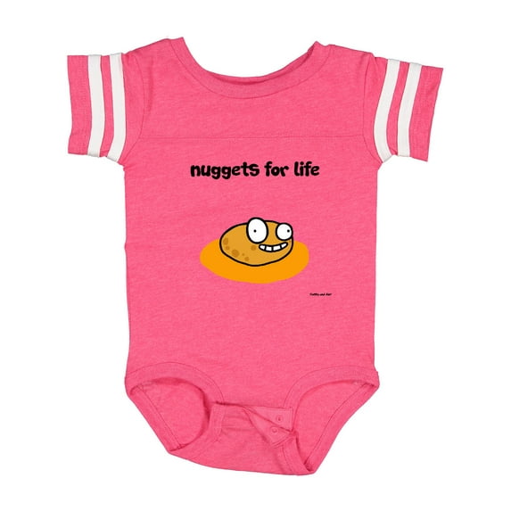 Inktastic Nuggets for Life Boys or Girls Baby Bodysuit