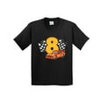 thumbnail image 1 of Inktastic Number Eight Race Car Youth T-Shirt, 1 of 5