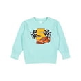 thumbnail image 1 of Inktastic Number Five Race Car Toddler Sweatshirt, 1 of 4