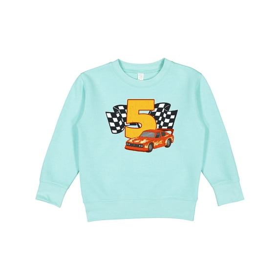 Inktastic Number Five Race Car Toddler Sweatshirt