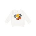 thumbnail image 1 of Inktastic Number Four Race Car Toddler Sweatshirt, 1 of 4