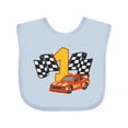 thumbnail image 1 of Inktastic Number One Race Car Boys or Girls Baby Bib, 1 of 4