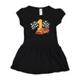 thumbnail image 1 of Inktastic Number One Race Car Girls Baby Dress, 1 of 5