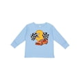 thumbnail image 1 of Inktastic Number Three Race Car Boys or Girls Long Sleeve Toddler T-Shirt, 1 of 5
