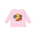 thumbnail image 1 of Inktastic Number Three Race Car Boys or Girls Long Sleeve Toddler T-Shirt, 1 of 5